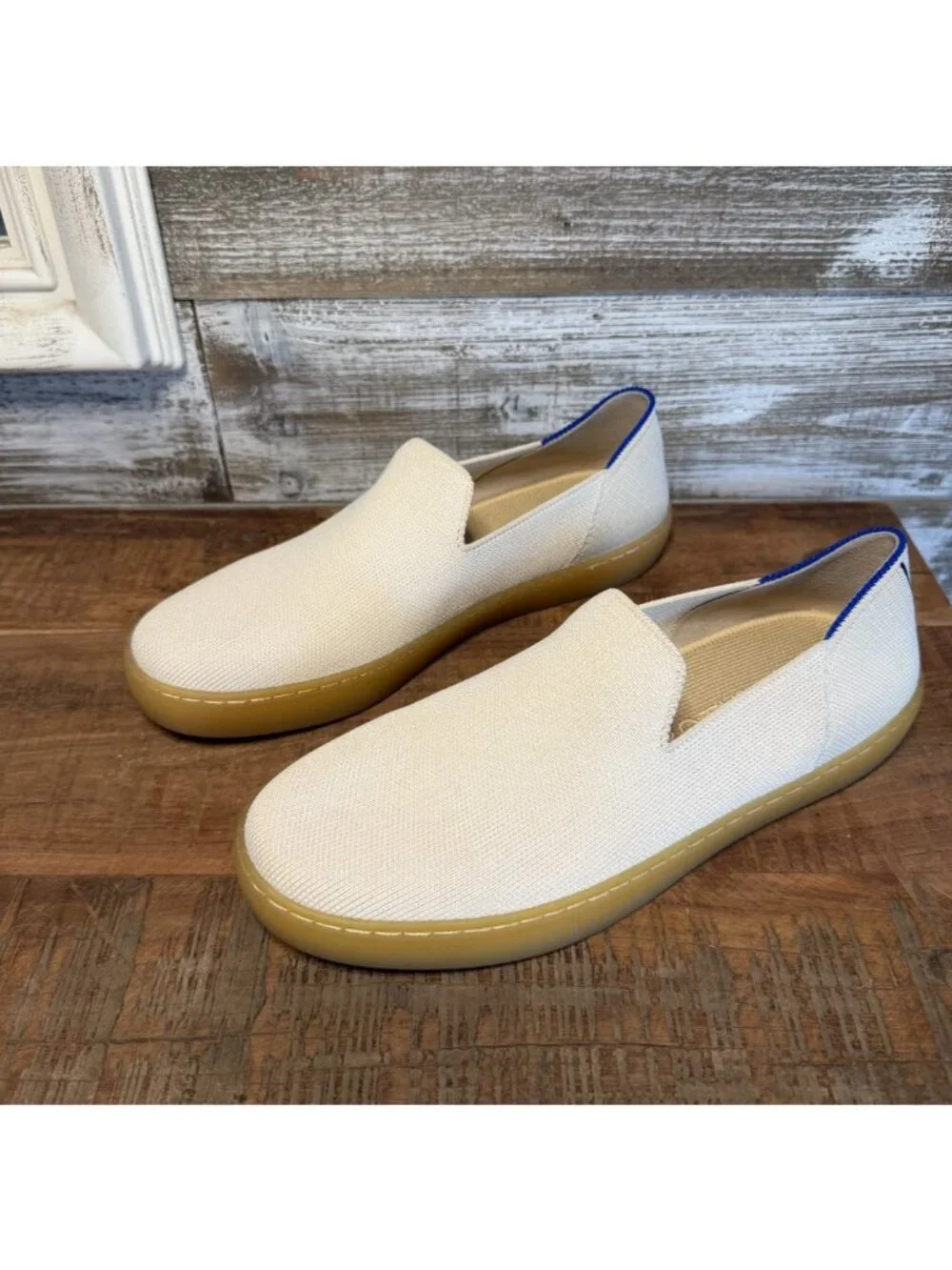 Rothy’s The Original Slip On Sneakers Womens Size 9 Comfort Flat Vanilla Bean